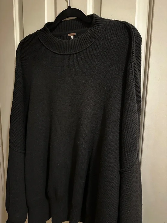 Free people easy street tunic black size small - Picture 8 of 9